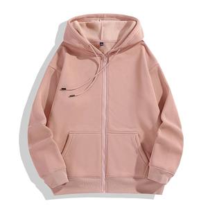 Sudaderas con capucha informales de color sólido para hombre, sudaderas de algodón 100% con diseño bordado, ropa de abrigo de invierno de manga corta - Product Image 4