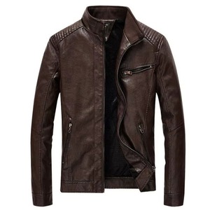 Chaqueta de Cuero para Hombre, Estilo Motero Urbano, Prenda de Cuero Vacuno, Fabricante OEM, Venta al Por Mayor - Product Image 4