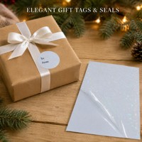 Papier autocollant vinyle imperméable A4 pour imprimante jet d'encre, papier autocollant pour étiquettes et autocollants pour la création d'étiquettes et les autocollants DIY
