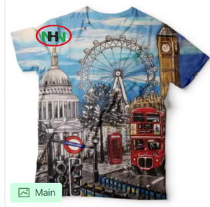 เสื้อยืดคอกลมแขนสั้นผ้าฝ้าย 100% แฟชั่นใหม่จากบังกลาเทศ หลายสี พิมพ์ลาย ไซส์ใหญ่ สไตล์สมาร์ทแคชชวล ผลิตตามสั่งจากโรงงาน รับผลิตแบบ OEM - Product Image 3