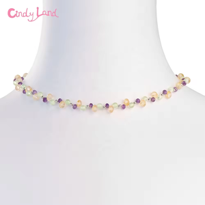 CL marque de luxe 2Mic 18K or Anti-oxydation doré fraise Quartz haute qualité Fine guérison bijoux cadeau pour petite amie - Product Image 5