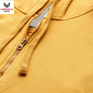 Sweat à capuche tendance coupe ajustée pour hommes Conception à glissière en polaire de haute qualité Doublure teinte unie Intérieur Bouffée Meilleur prix Différent Hiver - Product Image 6