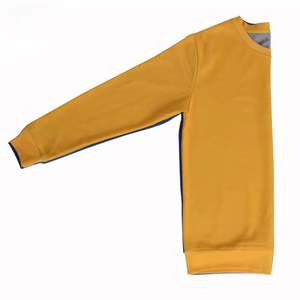 Sweat-shirt à demi-zip en coton 100% de haute qualité, respirant, 230 g/m², uni, teint, fait sur mesure pour homme, automne - Product Image 5