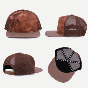 Casquette de camionneur brodée avec logo personnalisé en gros, casquette de baseball de couleur unie avec patch tendance, casquette de camionneur à bas prix - Product Image 5