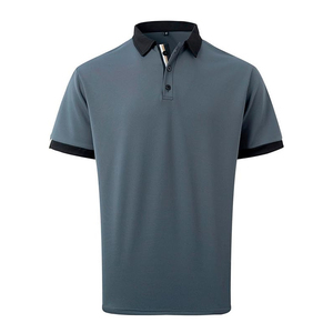 2025 T-Shirt polo pour hommes de haute qualité fabriqué au Pakistan couleur unie à manches courtes tissu tricoté respirant OEM conception personnalisée - Product Image 2