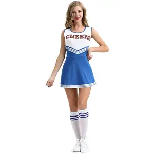 Custom Wholesale Hot Sexy School All Star Danc strass Girls Youth For Kids Blank Cheer Uniforms Cheerleading Costume outfit