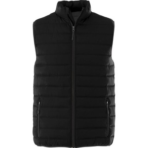 Gilet d'hiver sans manches en toile nylon rembourré de duvet brillant pour hommes OEM pour l'extérieur Logo personnalisé - Product Image 3