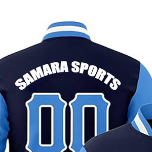 OEM personalizado de color sólido de manga larga chaqueta de béisbol Varsity para las mujeres última llegada al por mayor llanura chaquetas Varsity en blanco - Product Image 5