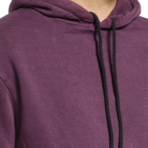 Sweat-shirt à capuche en molleton lourd personnalisé avec logo en gros, lavage à l'acide, streetwear, séchage rapide, respirant - Product Image 5