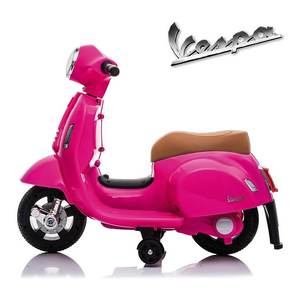 VESPA PIAGGIO Moto Scooter Électrique 6V (66,5 cm) Rose 1002 RS Jouets et Accessoires à Conduire - Product Image 2
