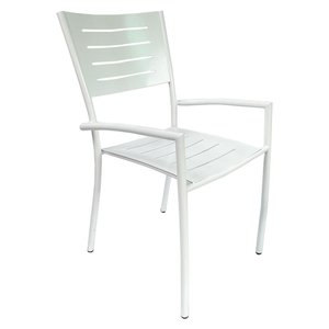 Silla de Café para Exteriores GCF099 con Reposabrazos de Hierro con Recubrimiento en Polvo, Abrigo para Mujer, Muebles de Regalo - Product Image 5