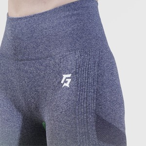 Leggings de Cintura Alta con Degradado Verde, Sin Costuras, de Spandex/Nylon, Elásticos en 4 Direcciones, Transpirables, Tallas Grandes, para Fitness y Yoga, Cintura Elástica ODM - Product Image 6