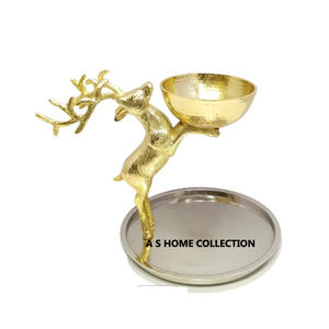 Hermoso cuenco decorativo de hoja dorada de forma cuadrada de color negro - Product Image 4