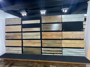 กระเบื้องปูพื้นเซรามิก150X900มม.,กระเบื้องกันลื่นเซรามิกสำหรับห้องนอนและห้องนั่งเล่นพื้นผิวด้านกระเบื้องสีน้ำตาล - Product Image 3