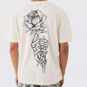 Camiseta de verano informal con estampado de pantalla Premium para hombre, Camiseta holgada de manga corta de gran tamaño, moda para exteriores, uso diario - Product Image 5