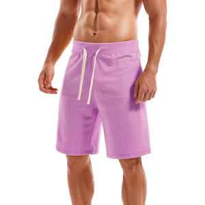 fleece <b>shorts</b> <b>men</b> casual soft cotton fabric elastic waist relaxed fit gym <b>lounge</b> summer wear - Product Image 1