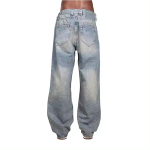 Trending High Quality BREATHABLE Custom Cargo <b>Jeans</b> Loose Fit Cargo Pant, <b>Men's</b> <b>Flare</b> Denim <b>Jeans</b> <b>Mens</b> Blank Denim <b>Jeans</b> for <b>Men</b> - Product Image 4