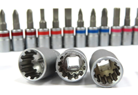Support personnalisable OEM 37pcs 1/4 "Drive Fit-All Socket Set Comprend Case Combination Tool Kit