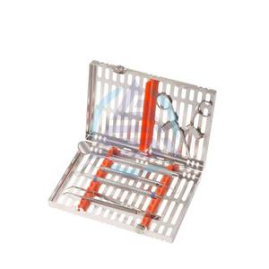 Collection de la série Signature dentaire, ensemble standard de retrait des sutures, instruments orthodontiques périodontiques pour implants edentules - Product Image 1