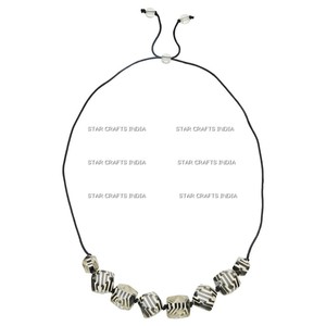 Hecho a mano Hip Hop moda Unisex collar personalidad colorido cuentas de cristal Natural collar resina collar fiesta regalo - Product Image 1