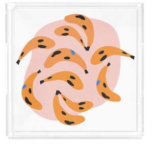 Plateau en acrylique transparent de qualité exclusive, design fabuleux de grande taille, idéal pour la restauration rapide et la présentation de desserts de l'Inde - Product Image 3