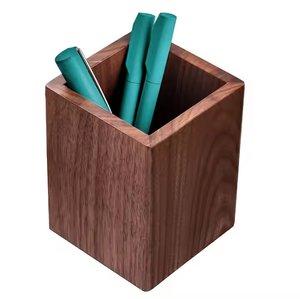 ที่ใส่ปากกาไม้สำหรับจัดเก็บแบบตั้งโต๊ะสำนักงานและห้องเรียน - Product Image 3