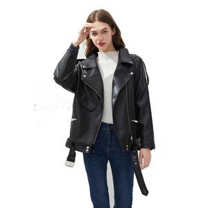 Chaqueta de cuero genuino puro hecha fácilmente disponible para mujer Nuevo estilo Ropa de invierno Chaqueta de mujer de color personalizado - Product Image 3