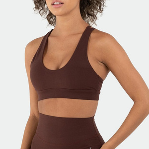 Soutien-gorge de sport léger sans couture pour femmes grandes tailles, idéal pour l'entraînement, la gym et le fitness - Vêtements de sport personnalisables avec logo - Product Image 6