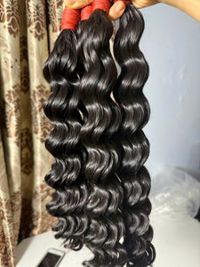 ลดกระหน่ำ! ผมมนุษย์บริสุทธิ์จำนวนมากขายส่งผมดิบจากเวียดนามผมดิบที่ยังไม่ผ่านกระบวนการผมดิบหยิกลึก6-32" - Product Image 3