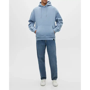 Sweat à capuche unisexe surdimensionné de haute qualité pull en coton éponge personnalisé sweats à capuche pour hommes - Product Image 4