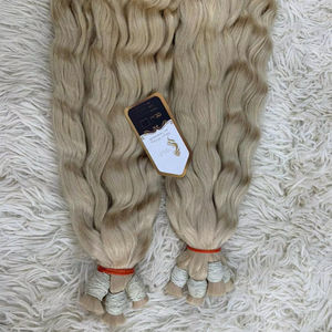Virgin <b>Hair</b> Bulk in Stock 100% Raw Human <b>Hair</b> Wavy Style Vietnamese No Shedding and Unprocessed <b>Braiding</b> <b>Hair</b> - Product Image 3