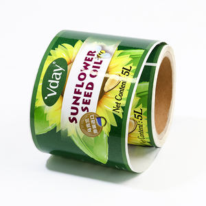 कस्टम वाटरप्रूफ स्व चिपकने वाला भोजन बॉक्स सीलिंग लेबल विनाइल गोल्ड फॉब राउंड पैकेजिंग स्टिकर - Product Image 2