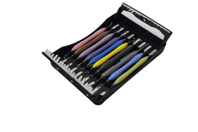 Dental Composite Restoration Tools (7 Pieces) with Soft Grip... Dental Composite Restoration Tools (7 Pieces) with Soft Grip...