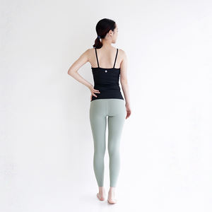 Débardeurs spaghetti sans manches de yoga pour femmes Gilet à col en U Casual Solid Color Yoga - Product Image 4