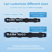 Bracelet de refroidissement TPU PCM Megacool à taille personnalisable - Ultra-léger et réutilisable pour adultes et enfants, idéal pour le sport et la gym