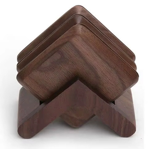 Decorative Modern Heat Resistant Wooden Coaster Crafted for <b>Christmas</b> Dining Room Tables and Seasonal Family Gatherings at Home - Product Image 1