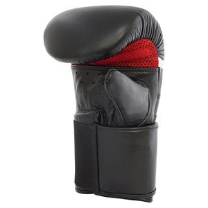 2022 dernière conception en cuir de vachette adulte formation gants de combat OEM ODM diverses couleurs vente chaude boxe Arts martiaux équipement - Product Image 3