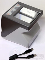 Lecteur d'empreintes digitales biométrique plat Futronic FS64 4+4+2 à dix doigts, USB 2.0, 500 PPI, haute qualité, gestion de l'identité, FBI