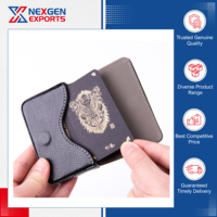Vente Flash : Porte-cartes de visite et de crédit en cuir PU de qualité supérieure, élégant et tendance, personnalisable avec logo sur mesure