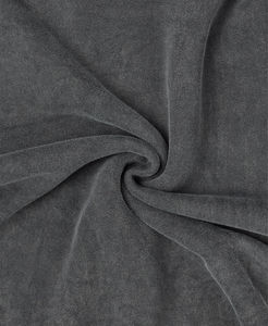 Sweat-shirt décontracté lourd délavé à l'acide, style urbain, avec broderie de logo personnalisée et impression en relief, effet délavé à la pierre, couleur unie, pour femme, tricoté - Product Image 5