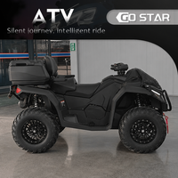 Quad pour enfants, moteur Qianjiang 110cc, véhicule tout-terrain, démarrage électrique, transmission automatique CVT, 4 roues motrices