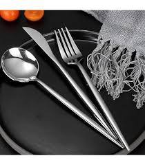 Meilleurs couverts en acier inoxydable faits à la main pour les mariages, ustensiles de cuisine écologiques, polis miroir, pour la table - Product Image 3