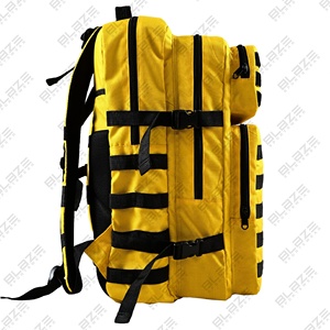 Unisex Heavy Duty Gym <b>Backpack</b> with Durable Waterproof Lightweight <b>Multi</b>-<b>Compartment</b> Customizable Beaded Metal Belts for Adults - Product Image 5