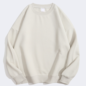 Sudaderas Gruesas de Algodón, Sudaderas de Cuello Redondo de Felpa, Color Sólido Teñido, Precio Bajo, Personalizadas, Suaves y Cómodas - Product Image 4