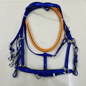 Ressemble à la bride d'endurance en cuir avec rênes est un modèle en deux parties qui offre la possibilité d'enlever rapidement les sourcils et les joues - Product Image 5