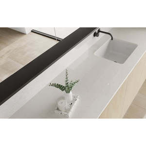 Placa de Cuarzo Carrara Ambra - Diseño Moderno de 15-30 mm de Grosor para Encimeras de Cocina y Baño - Product Image 3