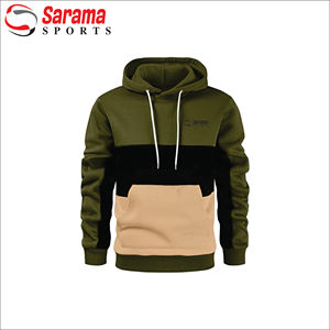 Pull-over en molleton épais et chaud pour homme, quantité minimale de commande décontracté à col carré - Product Image 5