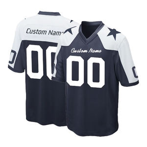 Camiseta de fútbol americano personalizada Vintage 3 Cowboys transpirable antibacteriana de secado rápido de malla blanca Unisex - Product Image 6