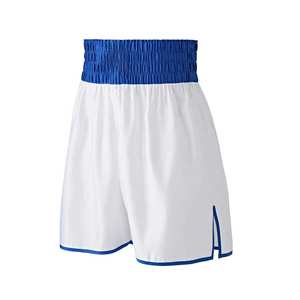 High Street Hommes Personnalisé 100% Polyester Short De Boxe Solide Taille Élastique Brodé Décoration Tricoté OEM Service - Product Image 5