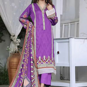 Vestido de lana de manga larga para mujer de verano a precio mayorista ropa islámica paquistaní lana/khaddar vestido de mujer para inviernos - Product Image 1